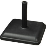PATIO UMBRELLA STAND SQUARE BLACK