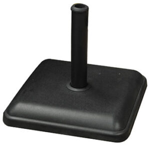 PATIO UMBRELLA STAND SQUARE BLACK