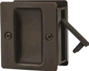 POCKET DOOR PASSAGE SQUARE BRONZE