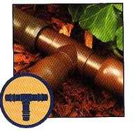 BARBED TEE 1/2-IN