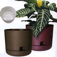 OASIS PLANTER 8-IN CAPPUCCINO