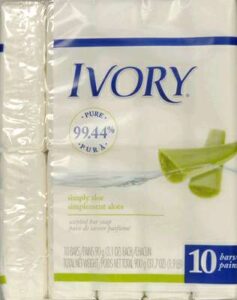 IVORY BAR SOAP ALOE 10X90GR