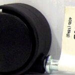 OFFICE CHAIR CASTER BLACK 1 5/8-IN