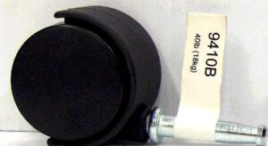 OFFICE CHAIR CASTER BLACK 1 5/8-IN