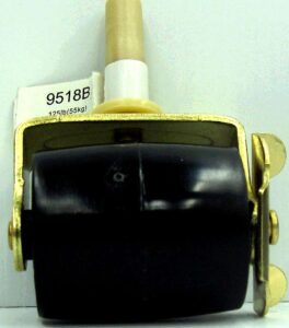 CASTER / BED ROLLER BLACK 2 1/8-IN