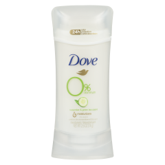 DOVE DEOD ZERO CUC/GRNTEA 74G
