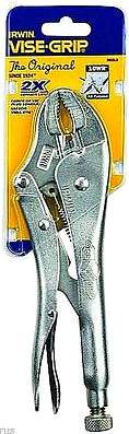 VISE-GRIP PLIERS CURVED JAW 10-IN