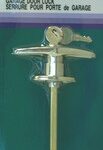GARAGE DOOR LOCK CHROME