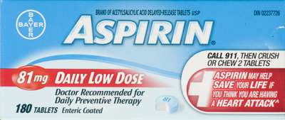 ASPIRIN COATED DAILY LOWDOSE 81MG-R
