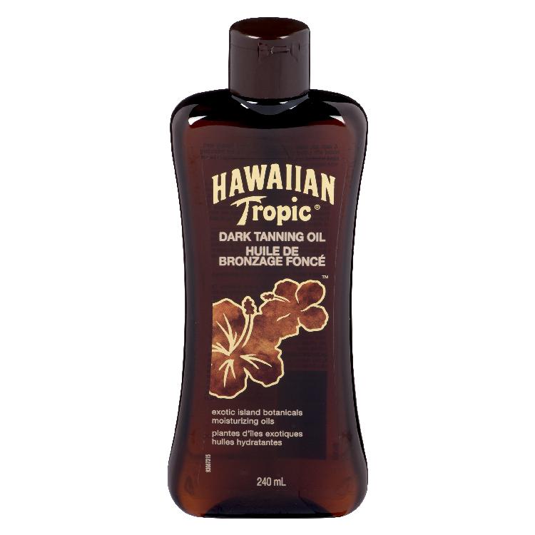 Hawaiian Tropic Dark Tanning Oil bottle case of 12 x 240ml