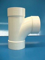 PVC WYE TEE 4-IN