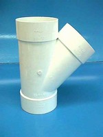 PVC WYE TEE 45 DEGREE 4-IN