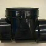 ABS BACK WATER VALVE 4-IN