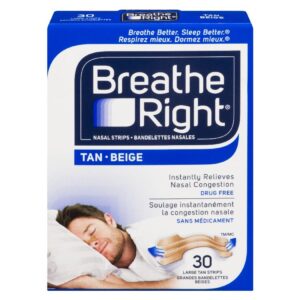 BREATHE RIGHT STRIPS TAN LARGE