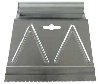 ADHESIVE SPREADER V-NOTCH 6X1/16-IN