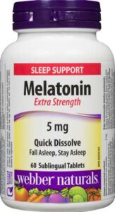 WEB MELATONIN  E/S 5MG