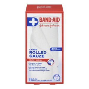 BANDAID ROLLED GAUZE LG