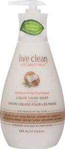 LIVECLEAN SOAP COCNT MILK LIQUID