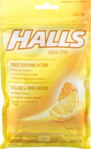 HALLS MENTHLYP HNY LEMON BG 30CT