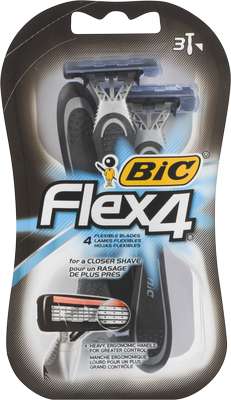 BIC Flex 4 Men's Disposable Razors - 6 × 3ea