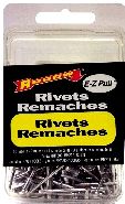 RIVETS SHORT ALUMINUM 3/16-IN 18 PK