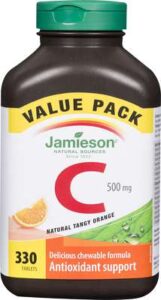 JAMIESON VIT C 500MG CHEW VALUE PK