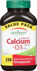 JAMIESON CALCM 650MG W/ D VALUE PK