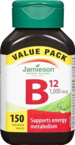 JAMIESON VIT B12 1000MG VALUE PK