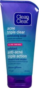 C&CLEAR TRPLE  EXFOL SCRB ACNE