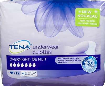 TENA Night Protective Underwear Medium pack