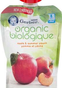 GERBER ORG APP PCH 128ML
