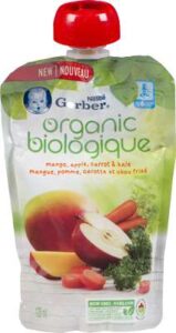 GERBER ORG MGO APPCRTKAL  128ML