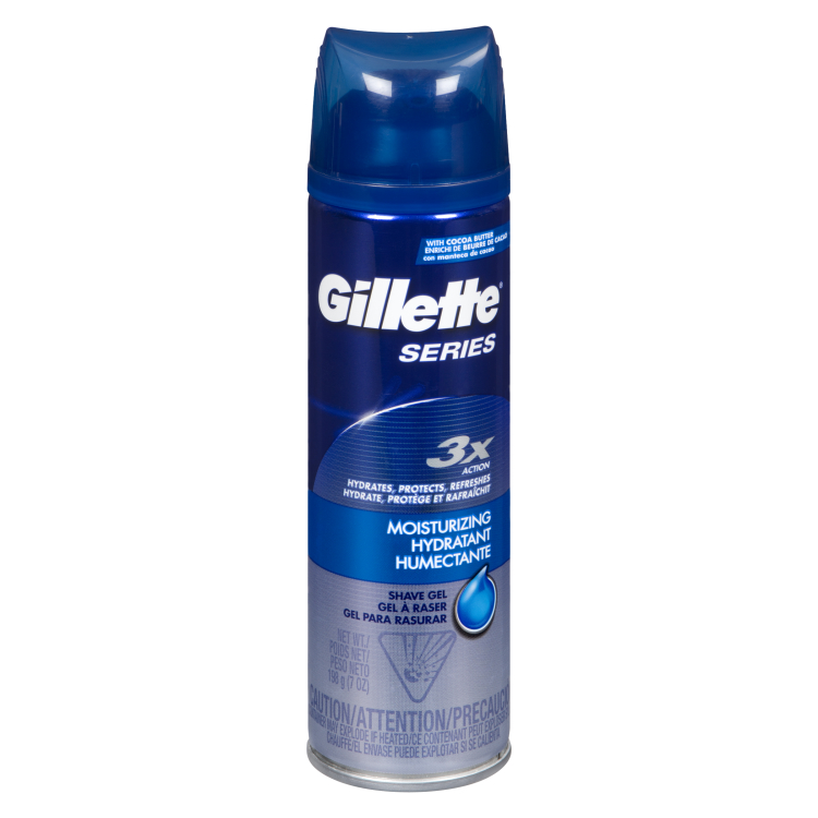 Gillette Shave Gel Moisturizing can wholesale case