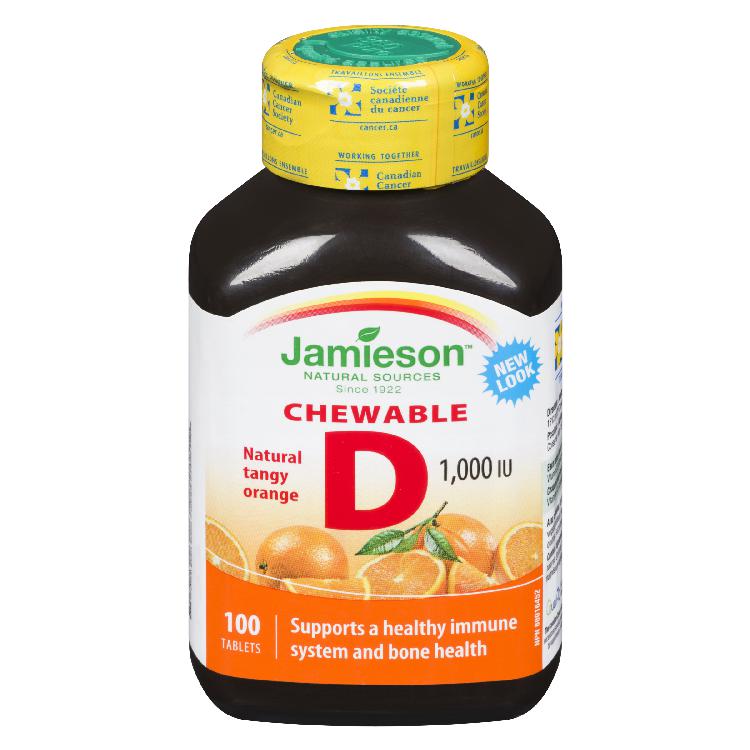 JAMIESON VIT D CHEW ORANG