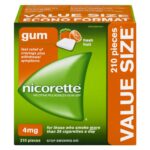 NICORETTE 4MG  210S FRESH FRUIT