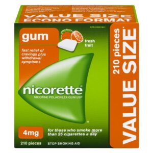 NICORETTE 4MG  210S FRESH FRUIT