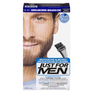 JFM MUSTACHE   MED/DK BWN & BEARD