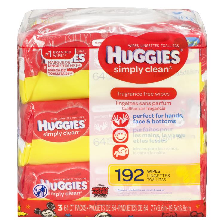 Huggies Simply Clean Baby Wipes Refill pack