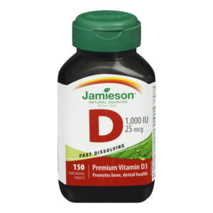 JAMIESON VIT D 1000IU FST DISLV