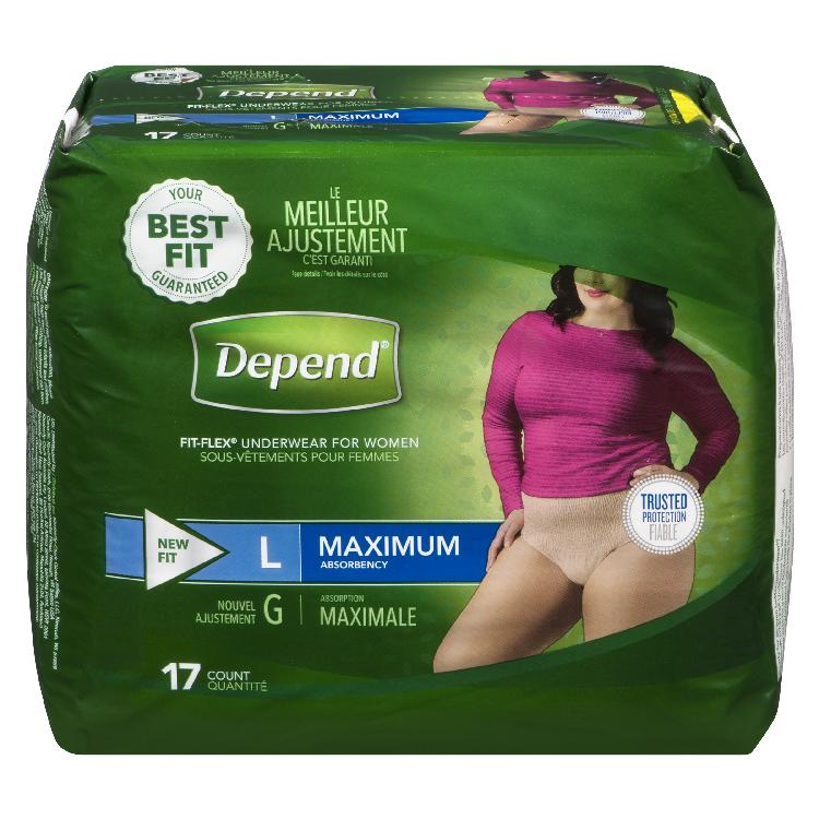 DEPEND U/WEAR WM LG MAX