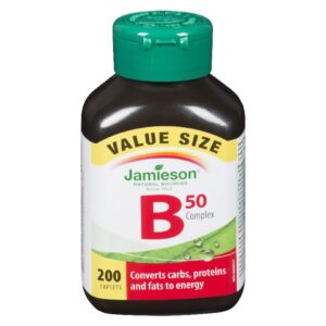 JAMIESON VIT B COMPLEX 50 MG VAL PK