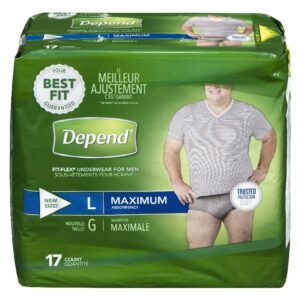 DEPEND U/W LG   MAX MEN