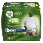 DEPEND U/W XL  MAX MEN