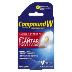 COMPOUND W ONE STEP PLNT  PADS