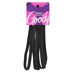 GOODY HEADWRAP THIN BLACK SLIDEPRF