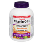 WN CHW VIT C&D  500MG/IU  BONUS ORG