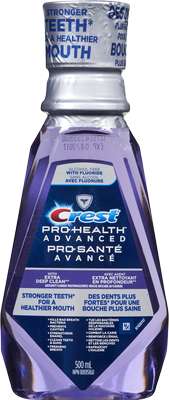 Crest Pro-Health Advanced Deep Clean Mouthwash bottle