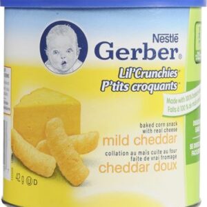 Gerber Graduates Lil' Crunchies Cheddar Snack bag