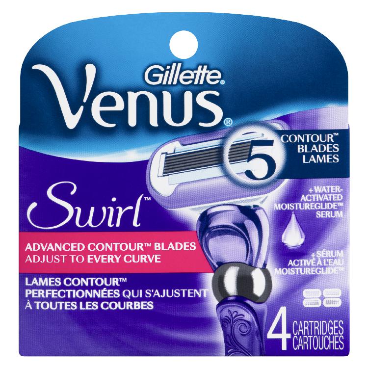 GILLETTE VENUS SWIRL 5BLD 4CT