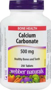 WEBBER CALCIUM CARBONATE 500 MG